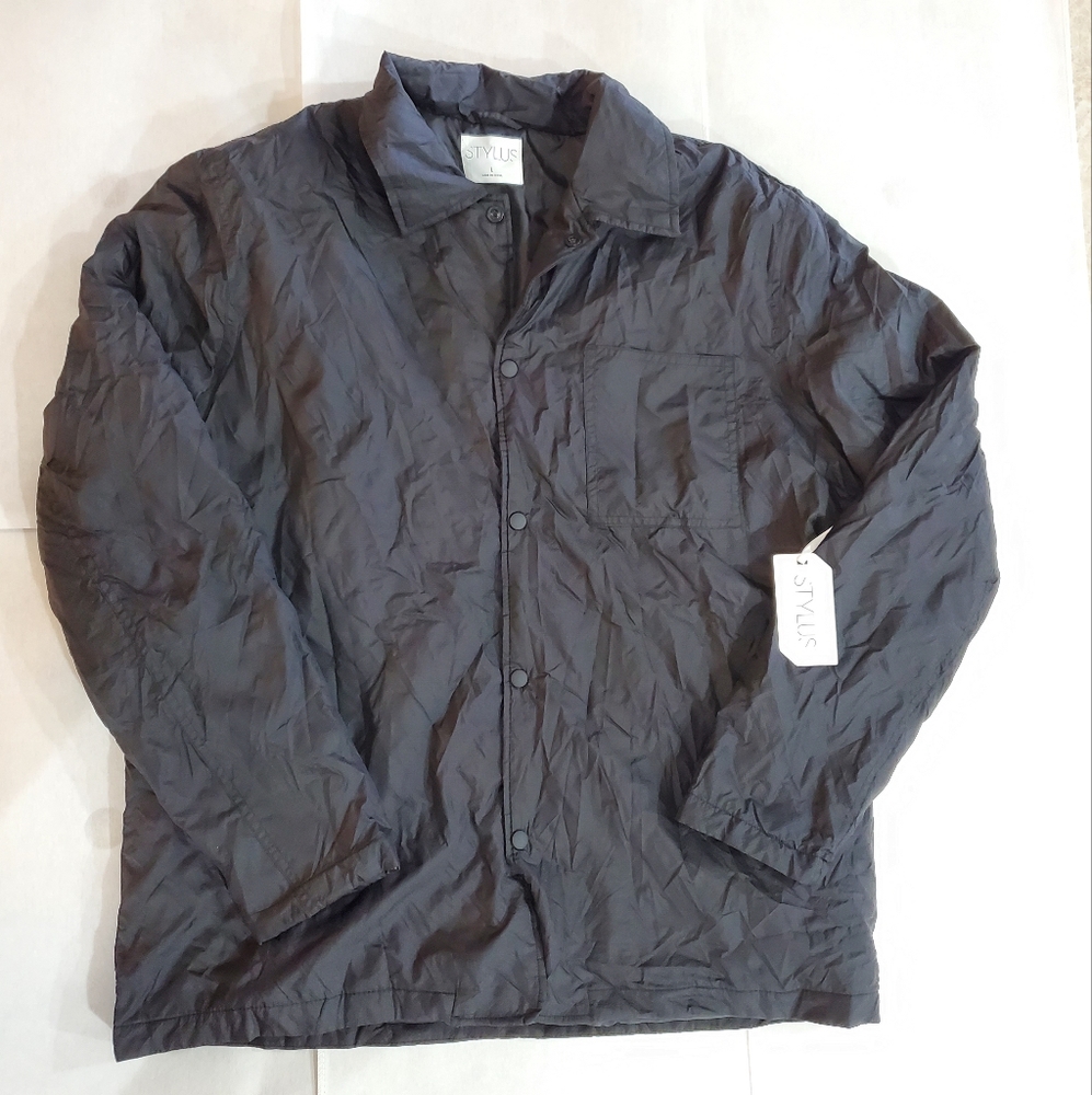Mens stylus brand extremely lightweight puffer coat Snap up